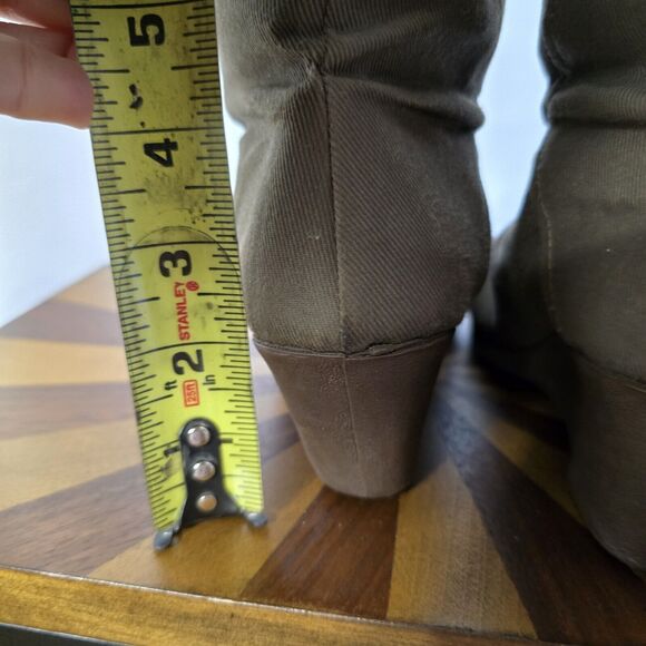 Vintage 1960s 70s Ski Snow Winter Boots Mod Boho US 6 Quilted Corduroy USA Women - Picture 14 of 14